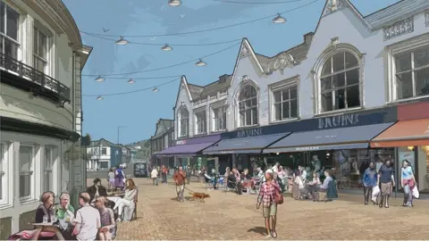 LDRS Artist impression of Mexborough regeneration