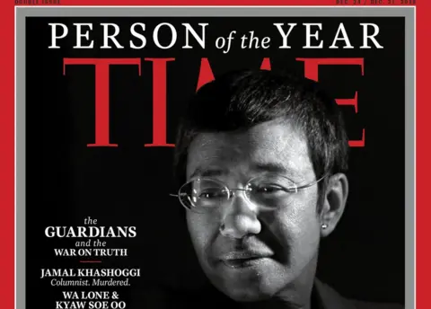  TIME MAGAZINE/MOISES SAMAN The cover for Time magazine "Person of the Year" edition in 2018