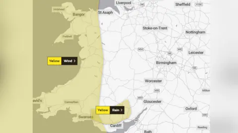 Met Office Weather warnings