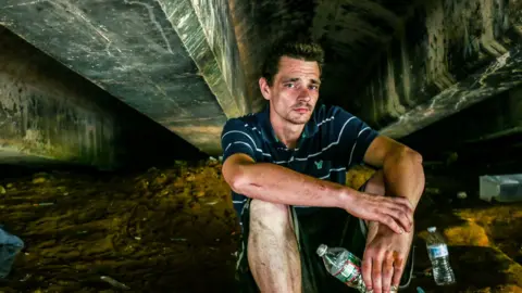 BBC Addicts gather under the bridges along the freight track, away from the public eye