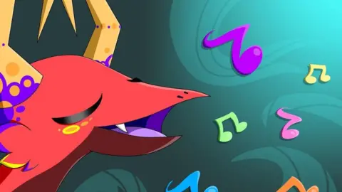 Karmen/Bunch Creative Rufus the red dragon after shedding his fur