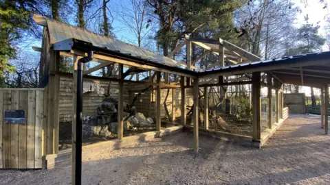 Lakeland Wildlife Oasis Wildcat enclosure