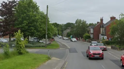 Google Streetview Stubley Lane in Dronfield