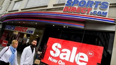 Reuters Sports Direct store Oxford St