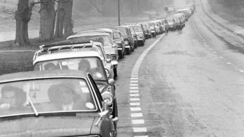 West Midland Safari Park Traffic entering the site