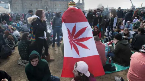 Getty Images Cannabis users in Canada