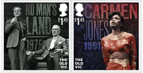 Royal Mail Ralph Richardson, John Gielgud and Sharon Benson