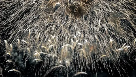 Euan Voigt Fireworks explode