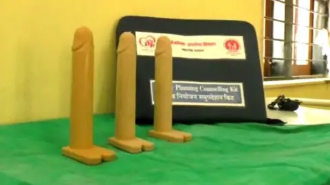 BBC Marathi Rubber models of penises