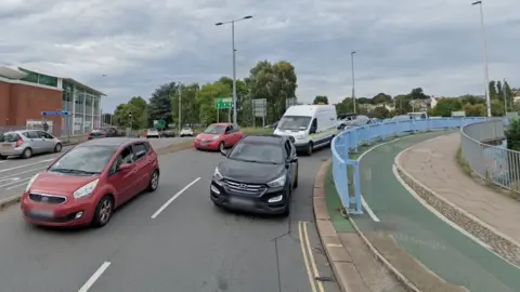 Google Cars on Exeter road