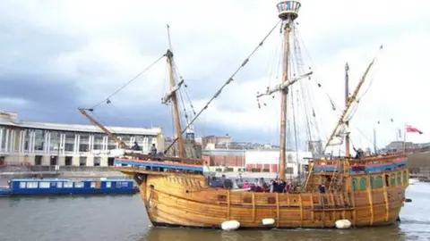 BBC The Matthew of Bristol tall ship