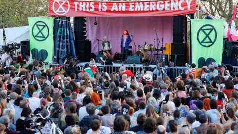 AFP Greta Thunberg on stage