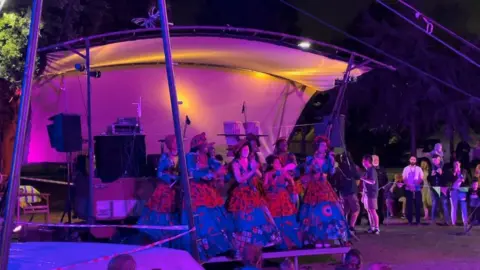 Andrew Turner/BBC Coir performs at circus