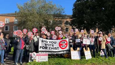 BBC Protesters at County Hall