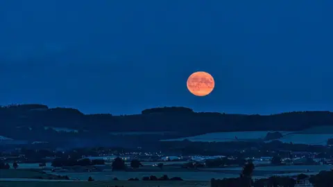 Brian Forsyth Blue supermoon