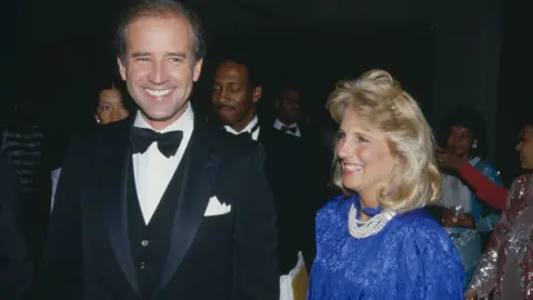 Getty Images Jill and Joe Biden in 1987