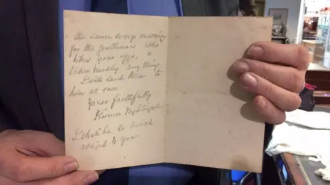 Hansons The letter written by Florence Nightingale