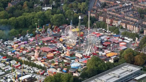 Robin Macey Aerial photo of Goose Fair