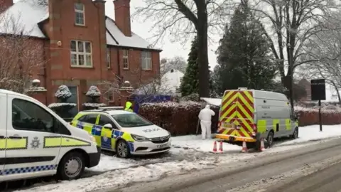 BBC Halam break-in stabbing