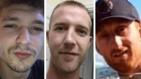 Family photos Alan Minard, Ross Ballantine and Carl McGrath