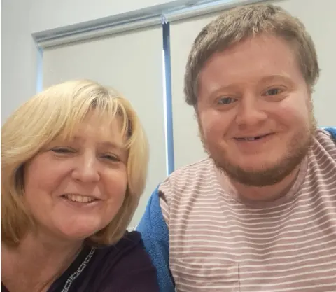 BBC Sylvia McMahon's son Jamie was taken to hospital seven years ago