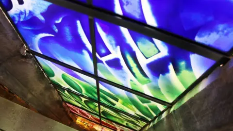 Durham Cathedral The stain glass window