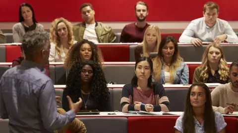 Getty Images Stock photo of university students