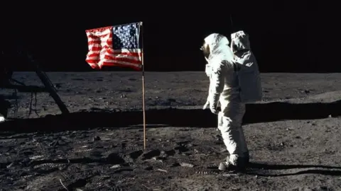 NASA Buzz Aldrin on the Moon