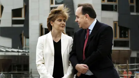 PA Media Nicola Sturgeon and Alex Salmond