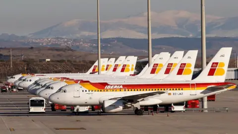 Reuters Iberia planes