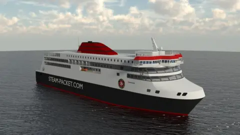 IOMSPC Computer aided design of the bow of the new ferry