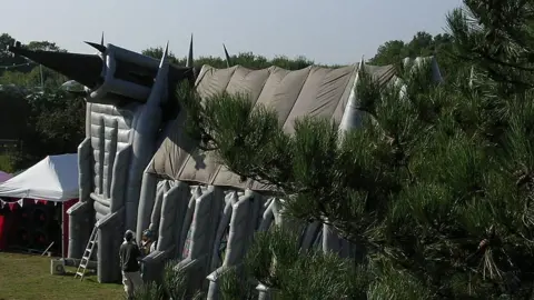 Wikmedia/Edward Simpson Inflatable church