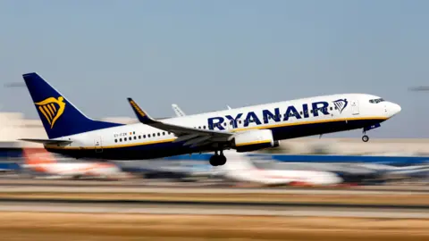 Reuters Ryanair plane taking off