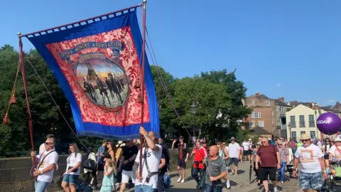 Alex Kirkup Durham Miners' Gala