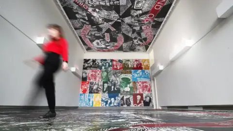 PA Inside the gallery