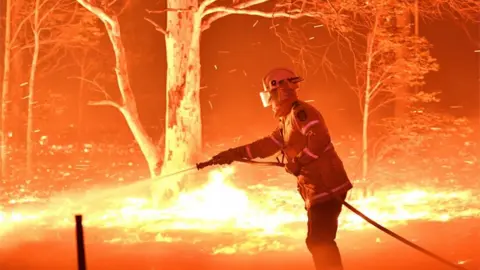 Getty Images Fires in NSW Australia, December 2019