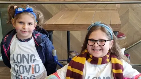 Family photo Emily and her sister Grace in London on Friday