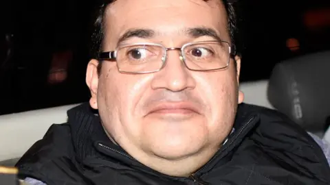 Getty Images Javier Duarte, former governor of the Mexican state of Veracruz, is seen in a car following his arrest upon his arrival at the Matamoros military barracks in Guatemala City on April 16, 2017