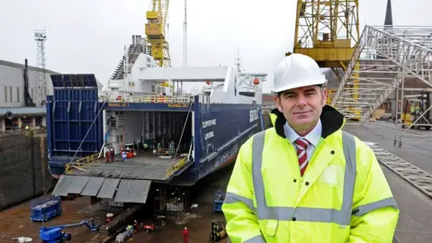 Gavin Trafford Cammell Laird CEO John Syvret CBE said the company were proposing a naval ship based design.