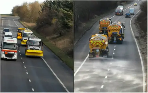 Amey South East Trunk Roads Gritters