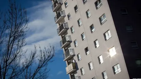 Getty Images Block of flats in Bristol