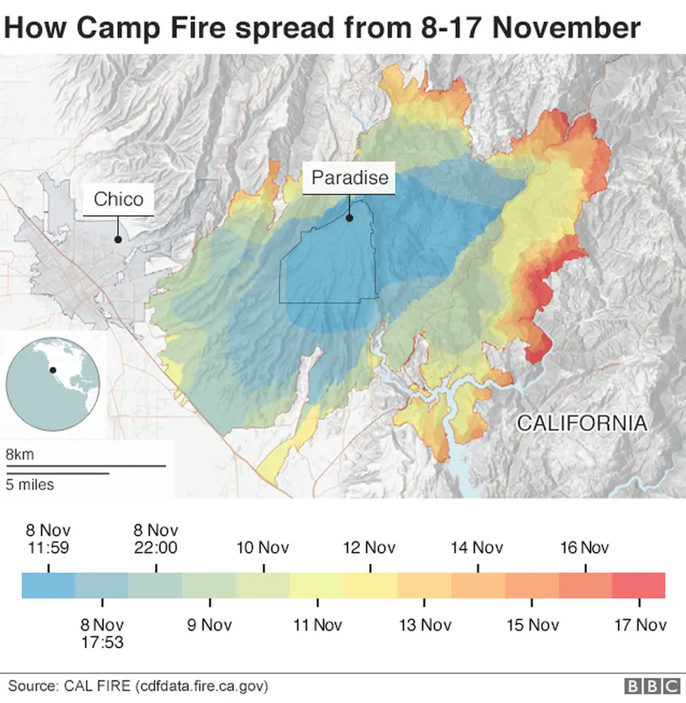 graphic of how fire started