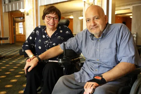 Judy Heumann Judy and her husband Jorge in 2018