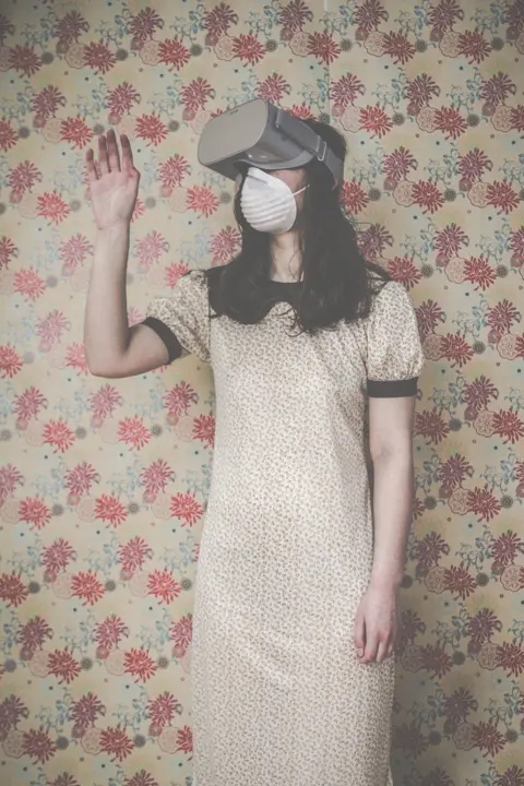 Rachael Blakey Woman wearing VR headset