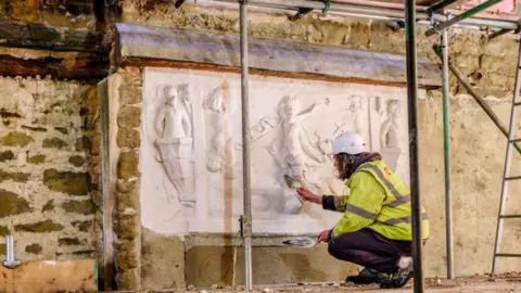 PA Media The restoration