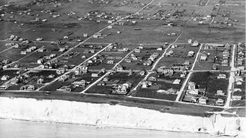 Historic England Archive / Aerofilms Collection An aerial view of Horsham Avenue and environs, Peacehaven, from the south, taken in 1933