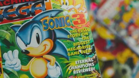 BBC Sonic 3 on the cover of Mean Machines Sega