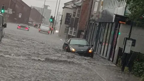 Crystal Greenhill Under water street in Beeston