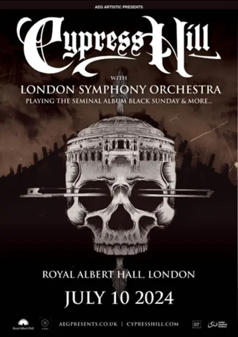 AEG Presents Promotional poster for Cypress Hill LSO show