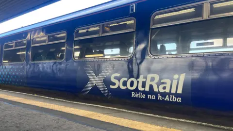 A ScotRail train